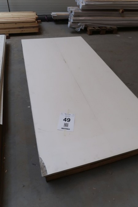 9 sheets eternit, white, 6x1200x2500 mm