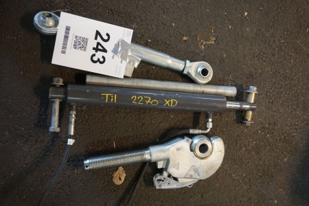 1 pc head for top bar, category 4 + 1 hydraulic cylinder + top bar