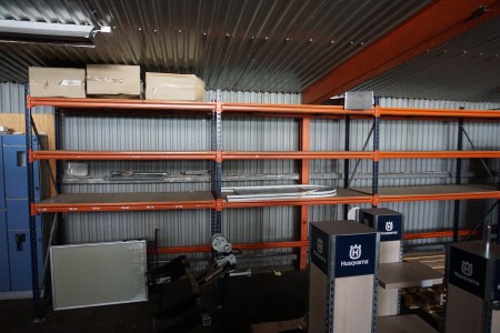 5 compartment pallet rack with shelves