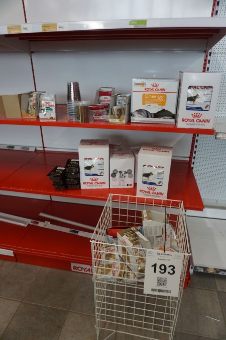 Various Royal Canin products.