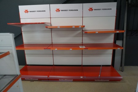 Exhibition shelf with shelves