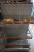 Exhibition shelf with perforated plates and shelves + 1 pc. end shelving.