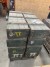 8 wooden ammunition boxes
