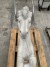 Steep Horse, cast white concrete