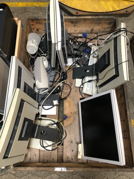 Various computer screens