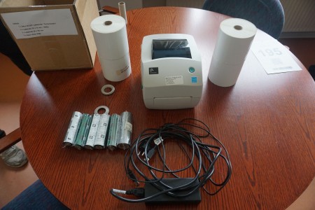 Zebra GT420T Label printer (Thermal transfer) with rollers