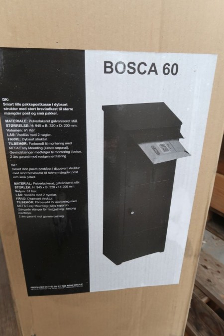 Mailbox ME-FA bosca 60, schwarz