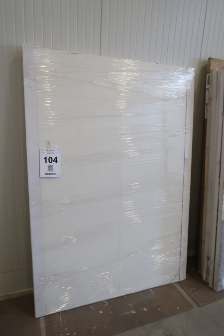 Sliding door, 1440x2040x40 mm, white, small damage in top see photo