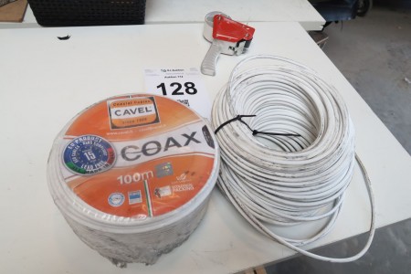 2x100 meter antenna cable