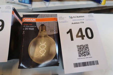 2 pcs. bulbs, 230V, 25W, E27