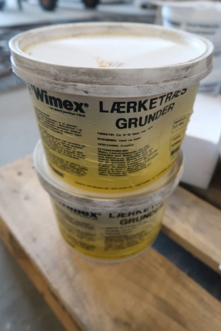 2x2,5 liter Wimex lærketræs grunder, honning farvet