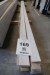 120 meters white painted boards, 15x82 mm, length 480 cm. With end note