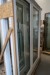 Doppeltür, Holz, dunkles Holz / Weiß, B179xH239 cm, Rahmenbreite 11,5 cm. Mit Nut zum Löschen. Modellfoto