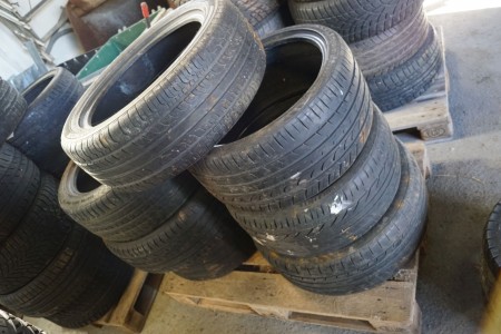 7 pcs. assorted tires in 19 inches