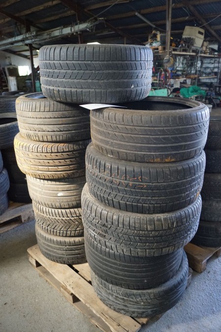 11 pcs. assorted tires in 20 inches