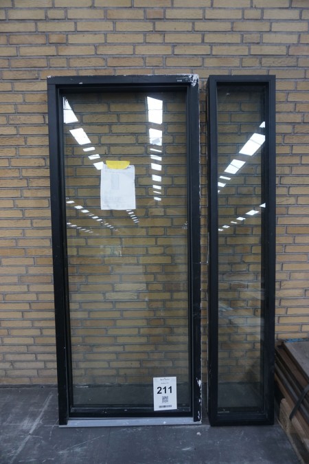 Patio door with side window
