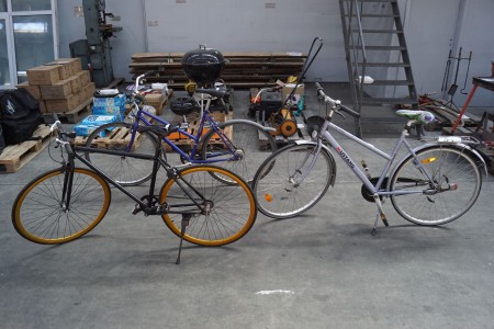 3 stk cykler