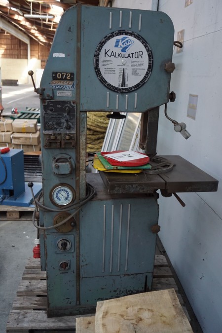 Bandsaw with calculator, brand: Kölle, type: R40