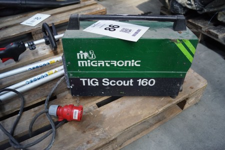 Migratronic welder, model: Tig Scout 160