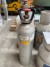 3 gas cylinders + fuel extinguisher and carbon dioxide cylinders