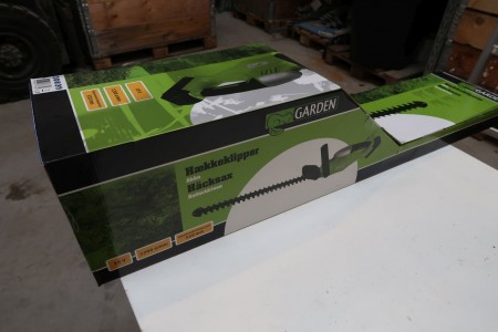 Cordless hedge trimmer, 18V, with battery and charger