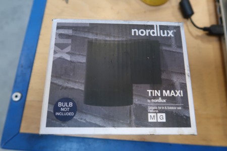5 stk. udendørs lamper, Nordlux Tin Maxi, sort