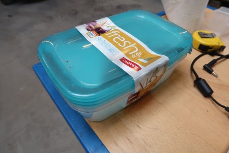 6x3 pcs. lunch boxes, 1 liter per box