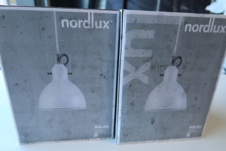 2 pcs. pendant lamps Nordlux Aslak, white