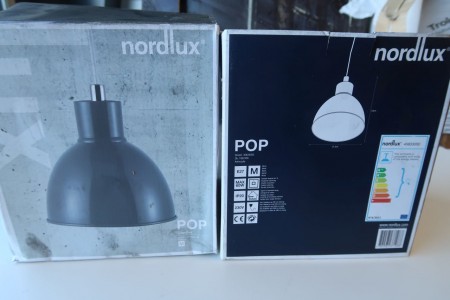 2 stk. pendel lamper Nordlux Pop, antracit