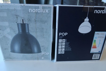 2 stk. pendel lamper, Nordlux Pop, antracit