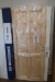 Dannebrog door, 825x2040x40 mm, pine untreated