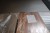 Bordplade, 61x303 cm, bøg, med div kantbånd. Har lille brændemærke på ende ca. 3 cm se foto