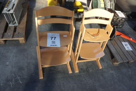 2 child chairs