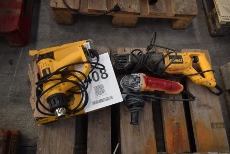 3 power tools, brand: DeWalt