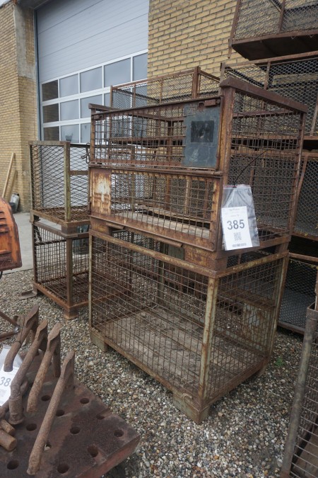 4 pcs. steel cages