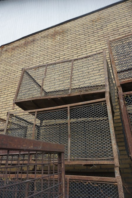 4 pcs. steel cages