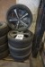 4 pcs. alloy wheels on tires