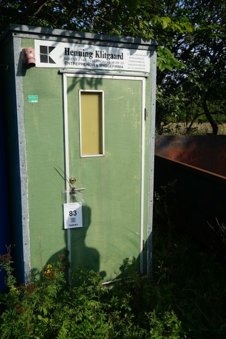 Toilet shed.