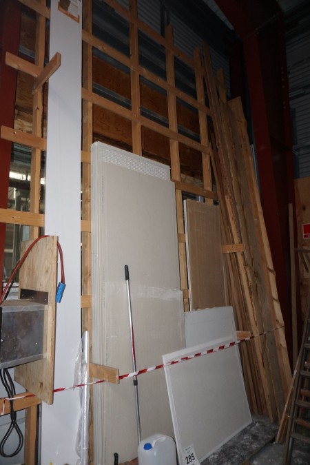 Lot of fermacell / gypsum boards + planks