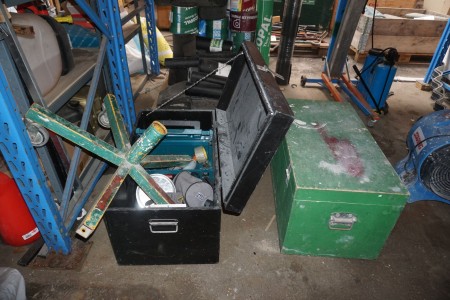 2 pcs. toolboxes with content.