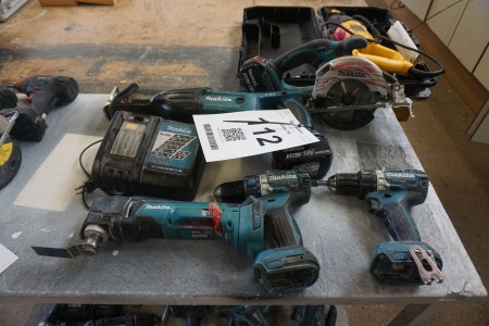 5 pieces. power tools, Brand: Makita