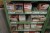 Bookcase with contents of various screws etc. + vapor barrier