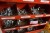 Assortment shelf with contents of various screws, fittings etc.