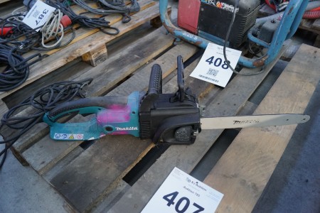 Makita chainsaw, model: UC3530A
