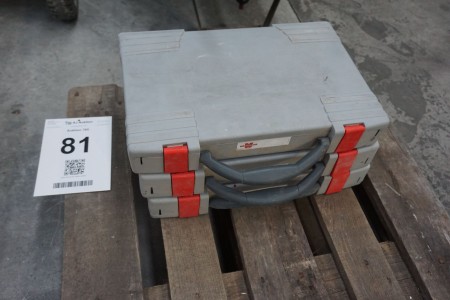 3 Würth toolboxes with contents