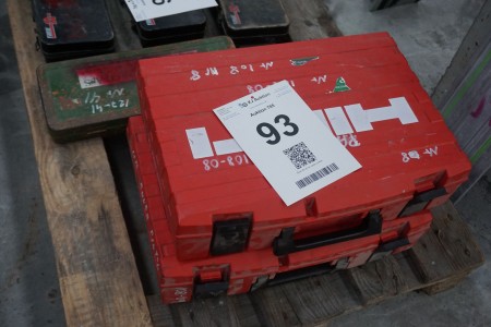 2 Hilti toolboxes with contents