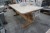 Dining table with 6 dining chairs