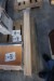 4 snow shovels with wooden blade