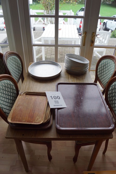 Various serving trays
