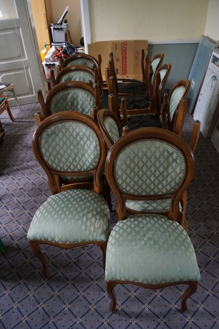 16 antique chairs